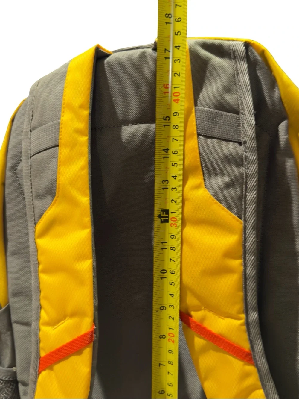 Outdoor Products Yellow Men's Backpack with Gray and Orange Accents